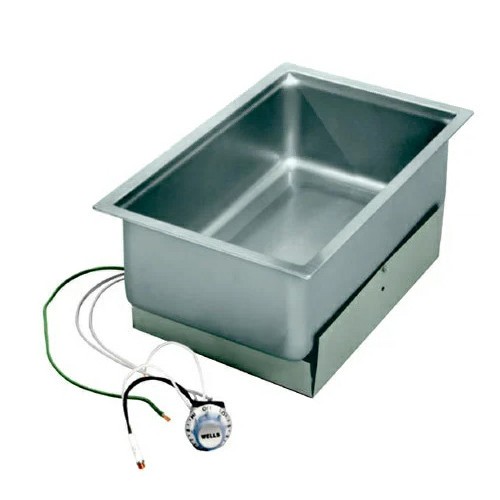 Wells SS206ERD120V Warmer, Bottom Mount, W/Drain