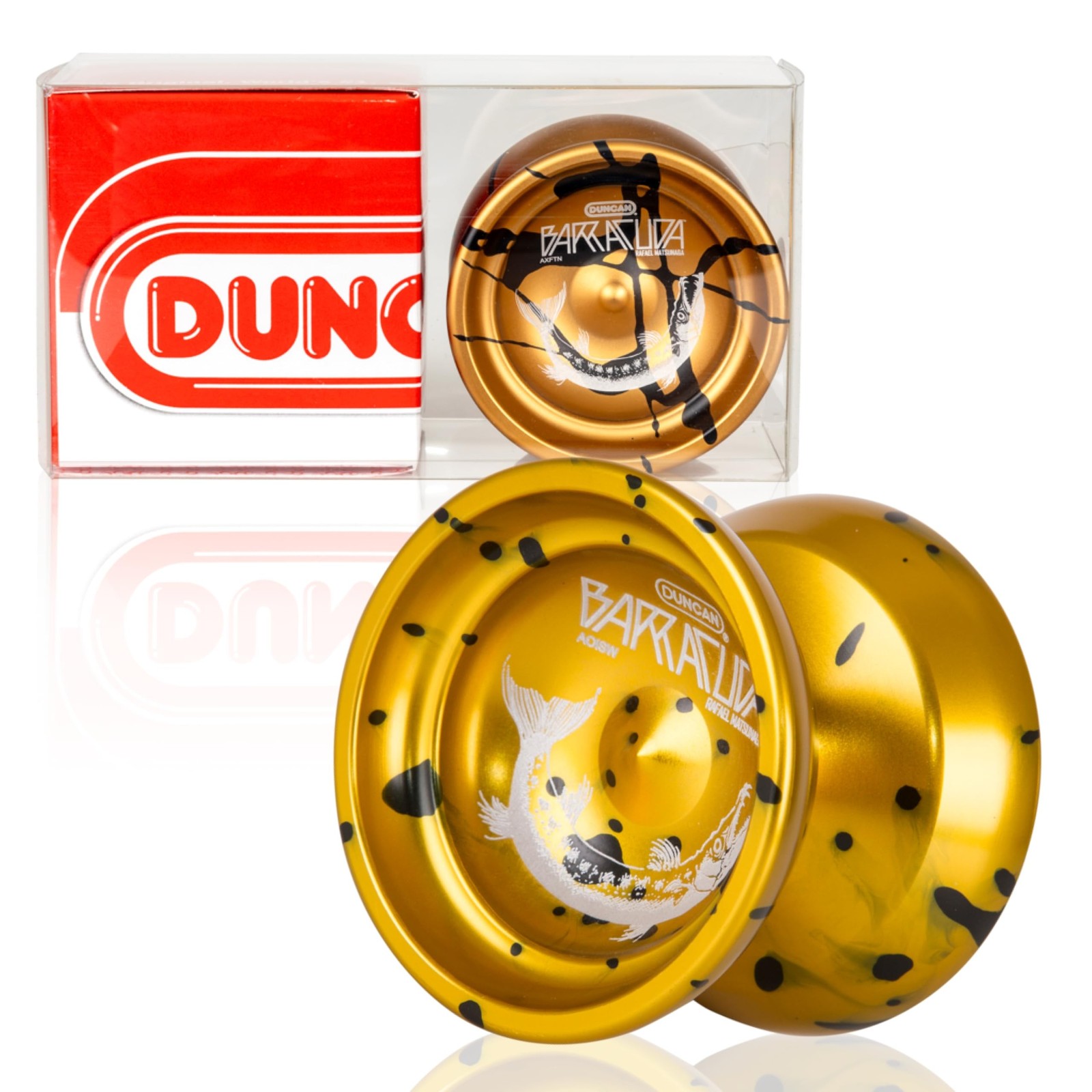 Duncan Barracuda Yo-Yo Gold w/Splash