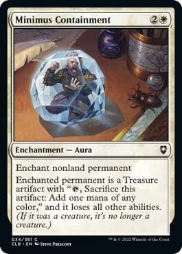 Foil Minimus Containment Commander Legends: Battle for Baldur's Gate 34 MTG NM