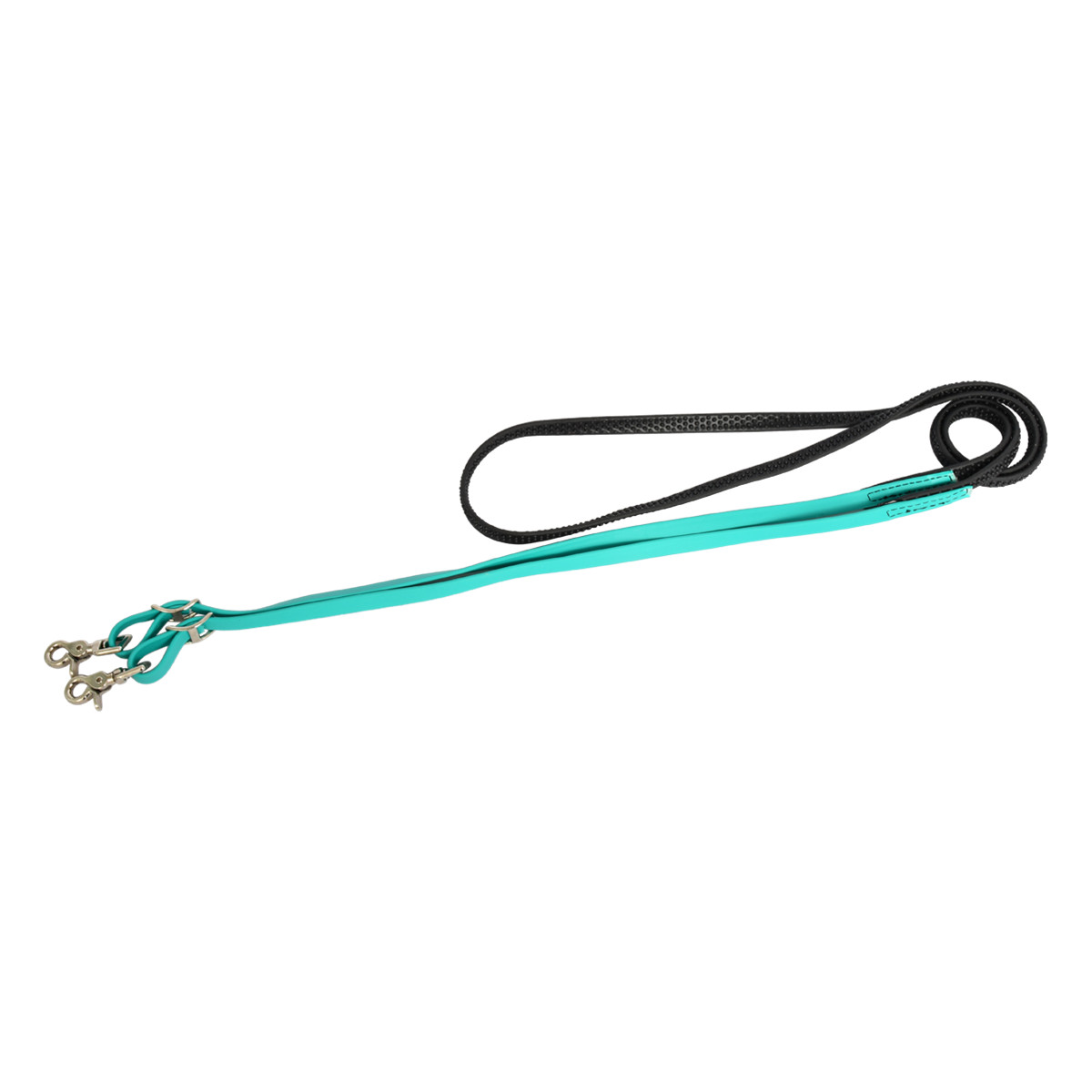 READY MADE-Teal TRAIL REINS with SUPER GRIP and SNAPS made from Beta Biothane