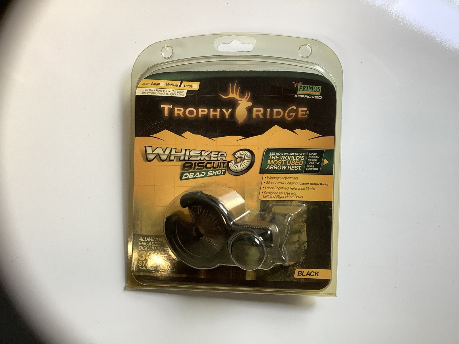Trophy Ridge whisker biscuit arrow rest medium /carbon