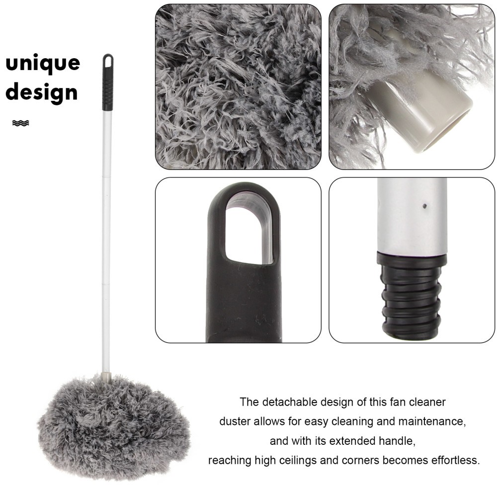Extendable Cobweb Cleaning Duster Long Duster with Extension Pole