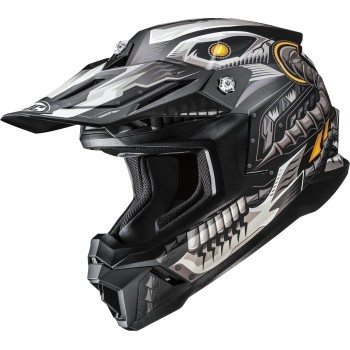 HJC 0872-3605-07 C50 Mecha Beast Helmet XL Black