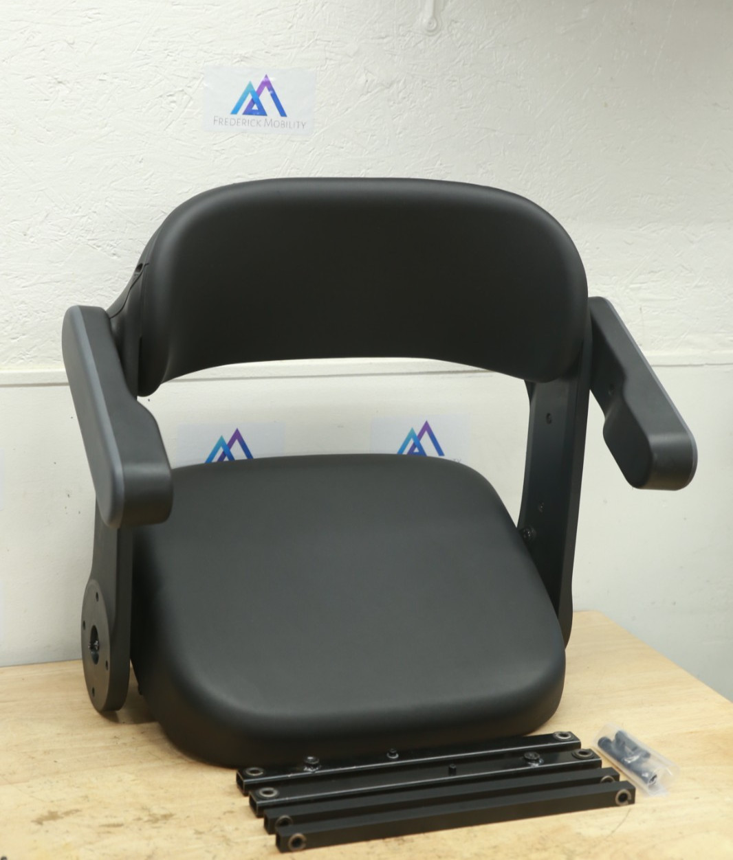 Folding Seat & Armrests for GLASHOW S3 Mobility Scooters -- Back Bottom Cushions