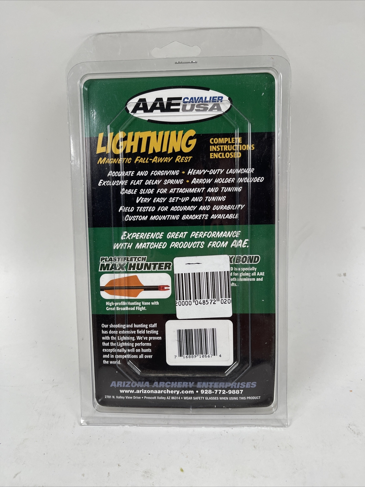 AAE Lightning Magnetic Fall Away Arrow Rest Left Hand Standard Mount Camo