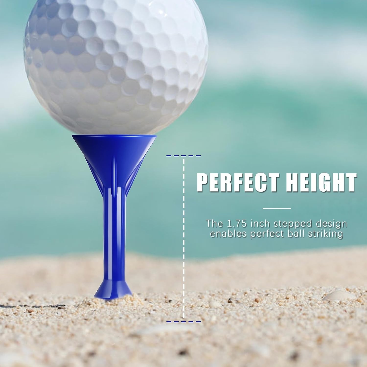 3-1/4" Plastic Golf Tees｜Excellent Durability and Stability Tees | Choose Be...