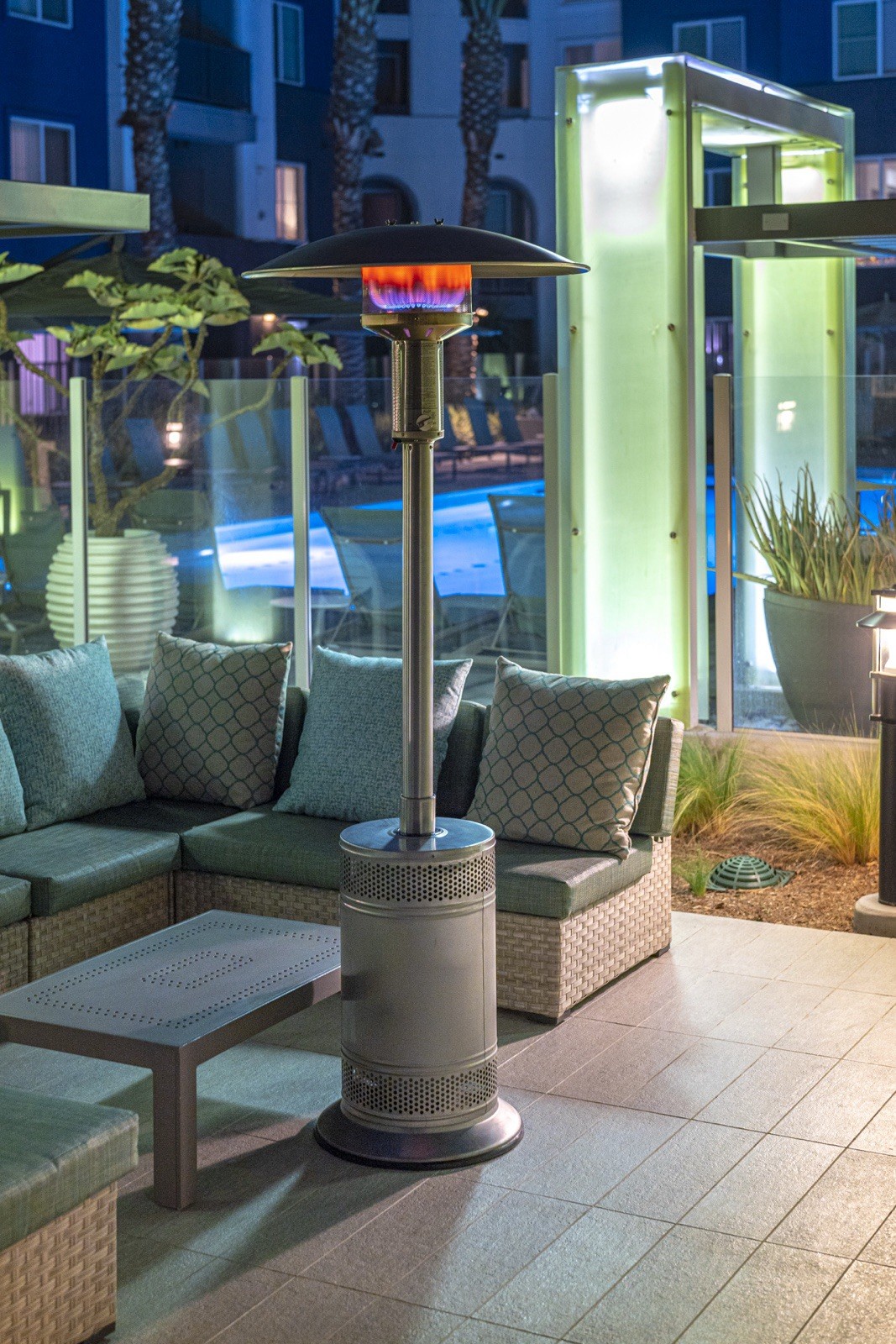 Patio Comfort Propane Heaters - Stainless Steel