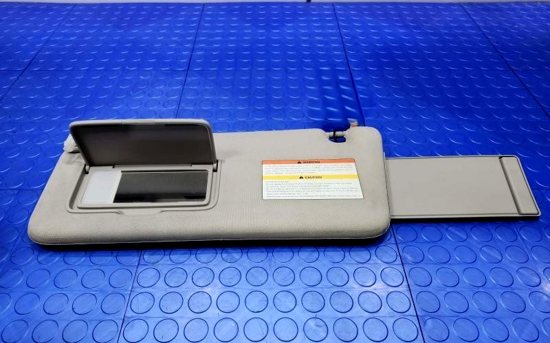 2017-2021 Nissan Armada Left Driver Side Sun visor (illuminated), L.H Gray OEM