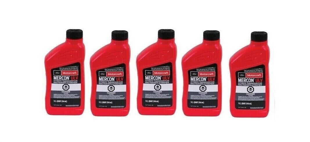 5 Quart's Motorcraft Mercon ULV Automatic Transmission Fluid