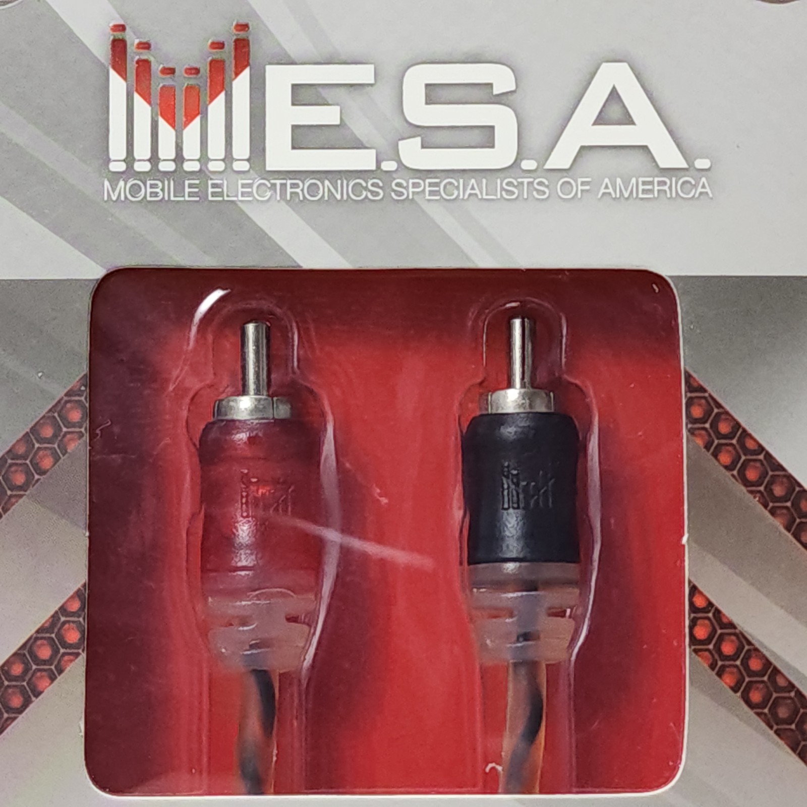 MESA M Series RM1 1' RCA Cable Stereo Twisted Pair Car Audio Interconnect