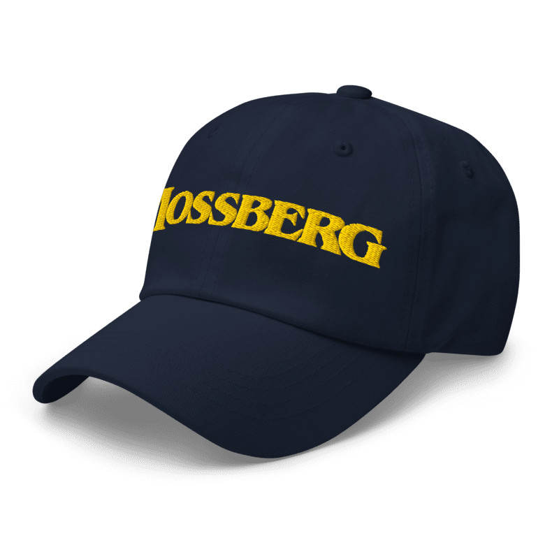 Mossberg Embroidered Logo Inspired Dark Navy Adjustable Classic Dad Hat