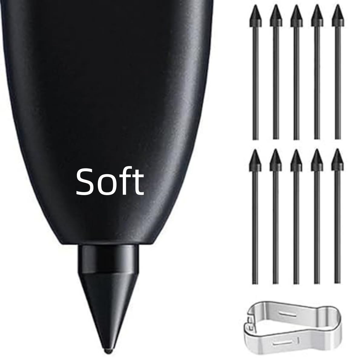 10 PCS Galaxy s Pen Soft Tips/Nibs Compatible with Samsung Galaxy Tab S10/S9/...