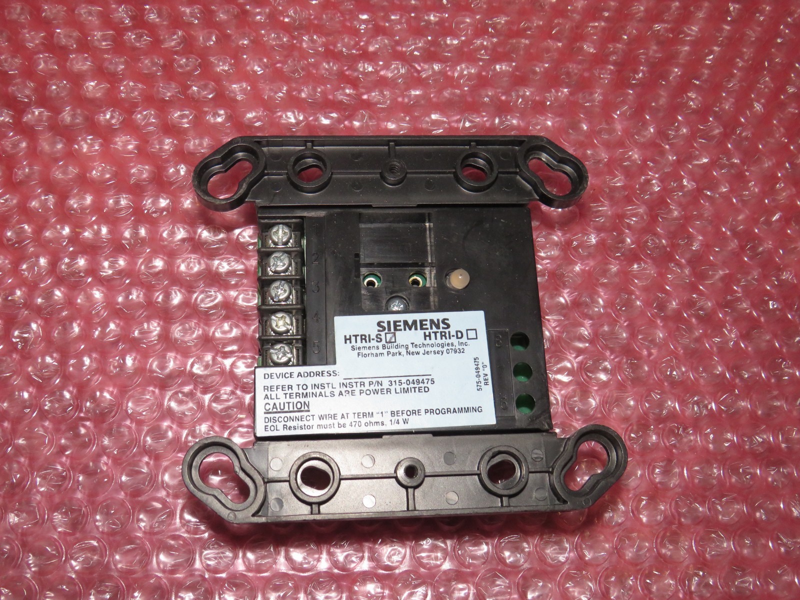 SIEMENS HTRI-S INTELLIGENT SINGLE INPUT INTERFACE MODULE