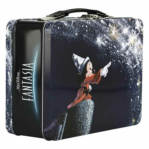 FANTASIA -  Disney Mickey Mouse Wizard Sorcerer Large Tin Tote / Metal Lunch Box
