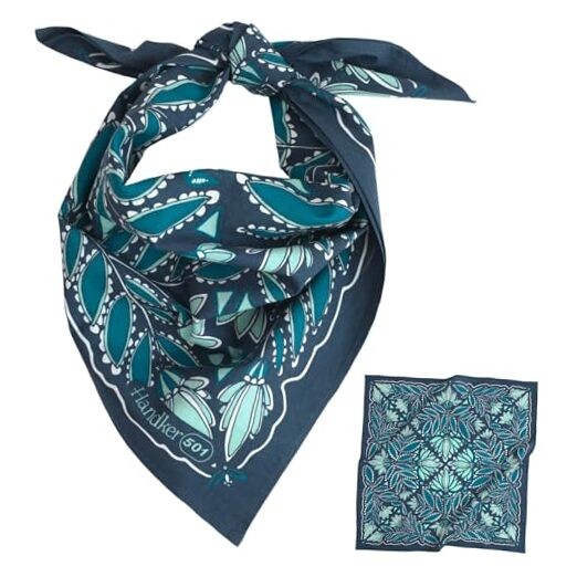 Bandana 22”x22 Premium Cotton Bandana for Women & Men Carly