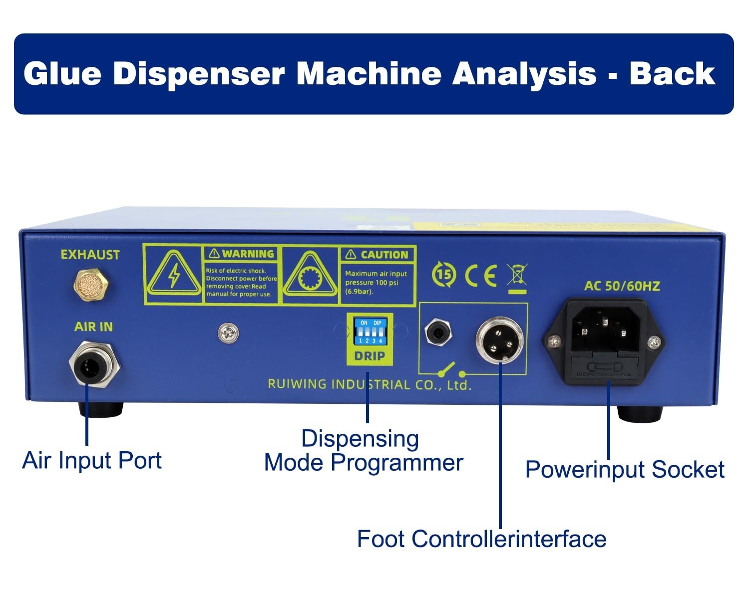 Automatic Digital Glue Dispenser Dispensing Machine 110V 983A High-precision New