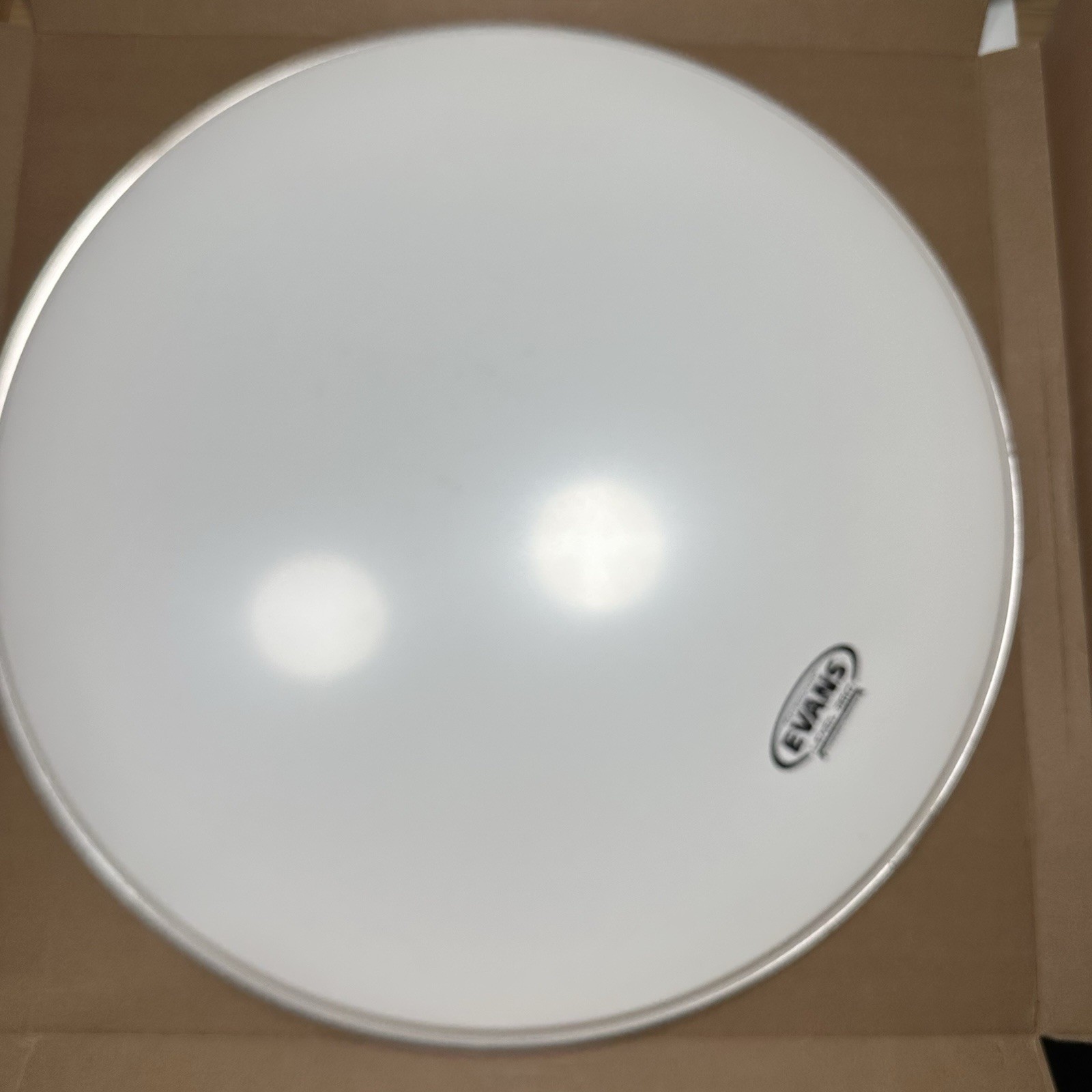 Evans EQ3 Resonant Bass Drum Head White 22” Level 360 Made in USA