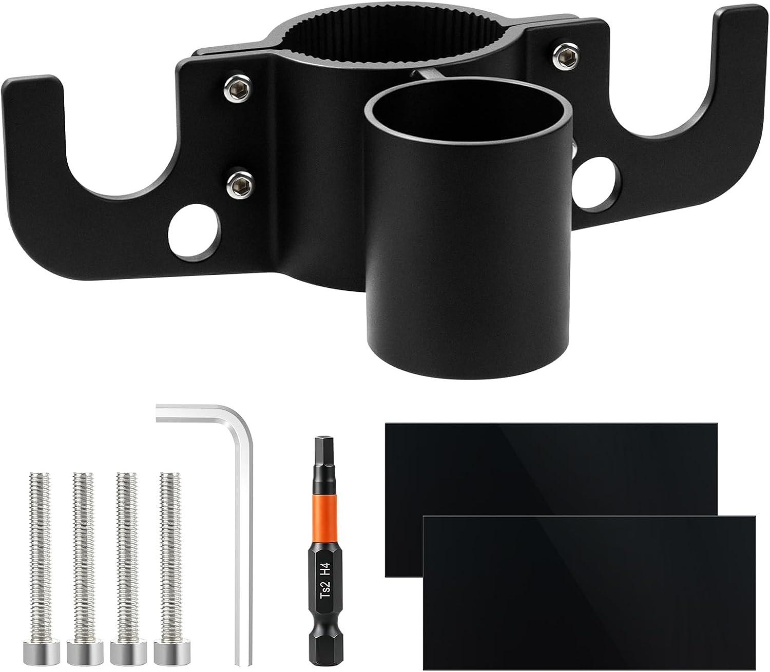 Trailer Chain Holder with 7-Way Plug Holder | Compatible with Trailer Hooks