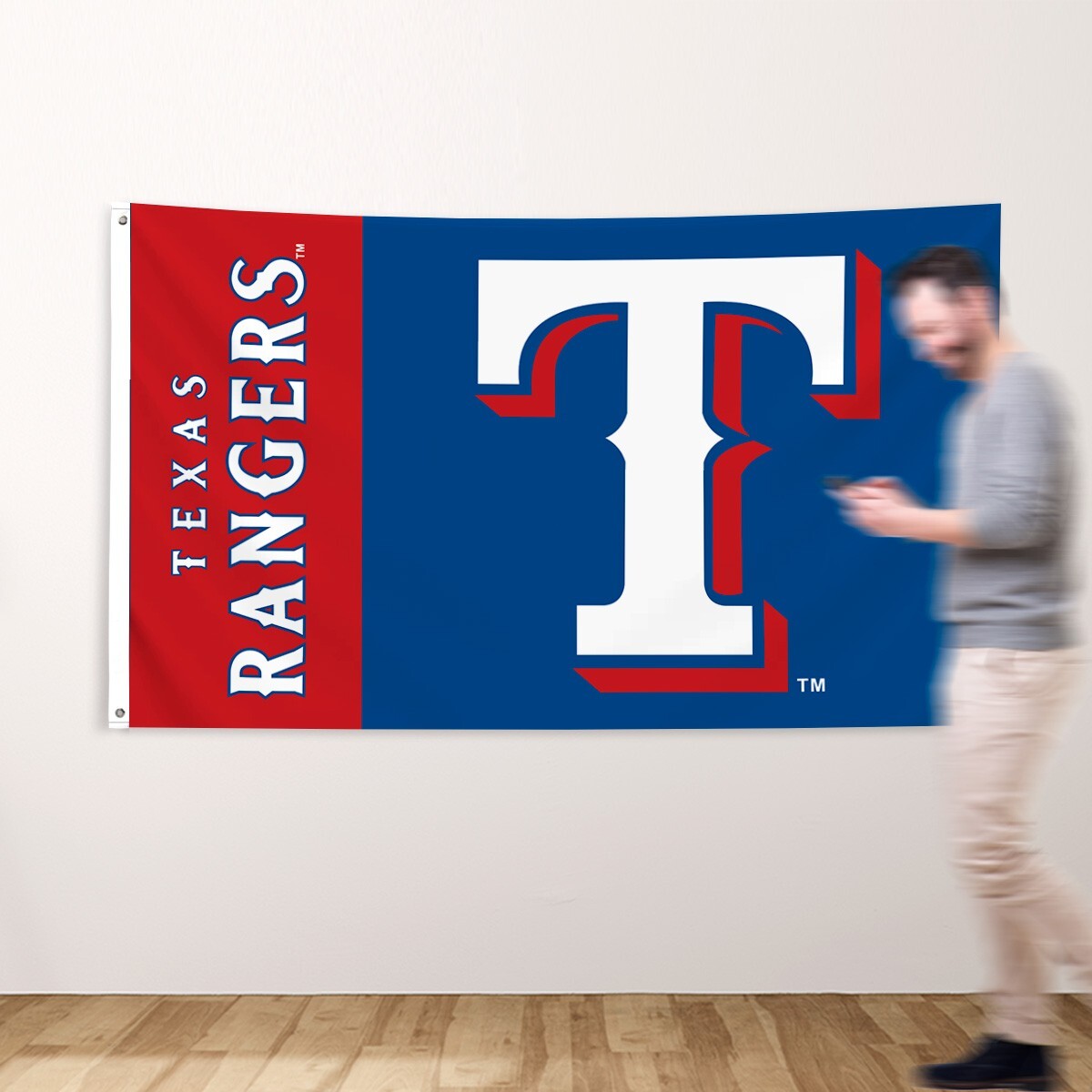Texas Rangers 3x5 ft Flag Banner MLB Baseball w Grommets Champions FREE SHIPPING