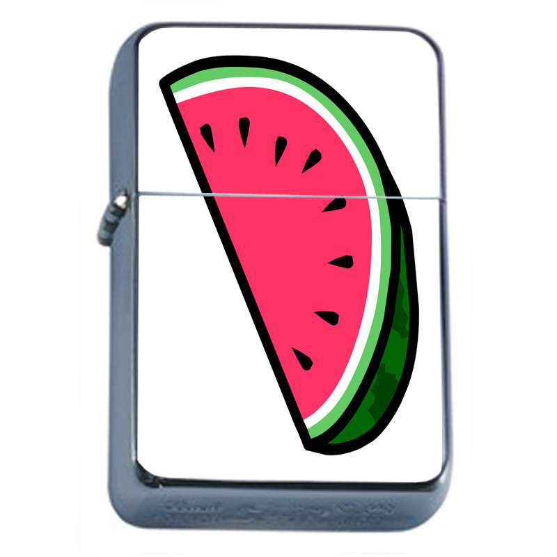 Watermelon Em1 Flip Top Oil Lighter Wind Resistant