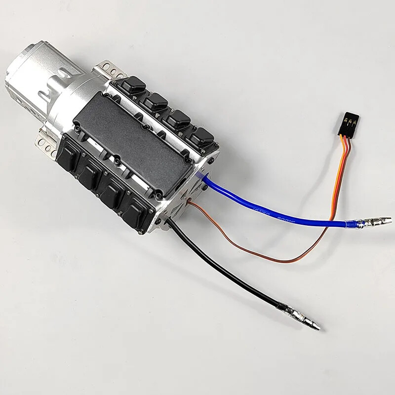 Metal Gearbox for 1/14 Tamiya RC Truck Scania Actros Volvo Parts