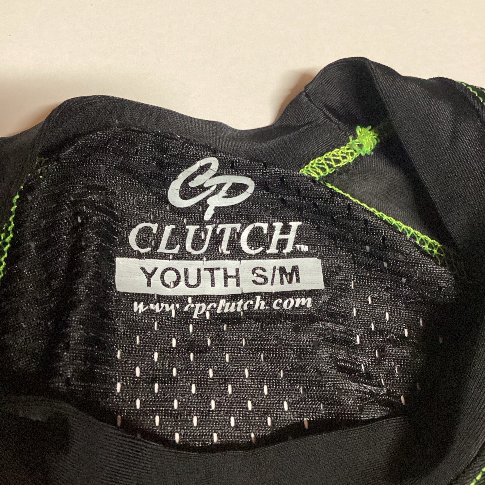 Clutch Hex Shirt Youth Small / Medium Gray Padded Compression Sports Black