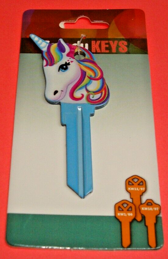 NEW Uncut SUPER CUTE Unicorn Kwikset KW1/KW10 House Key Blank ~GREAT GIFT IDEA~