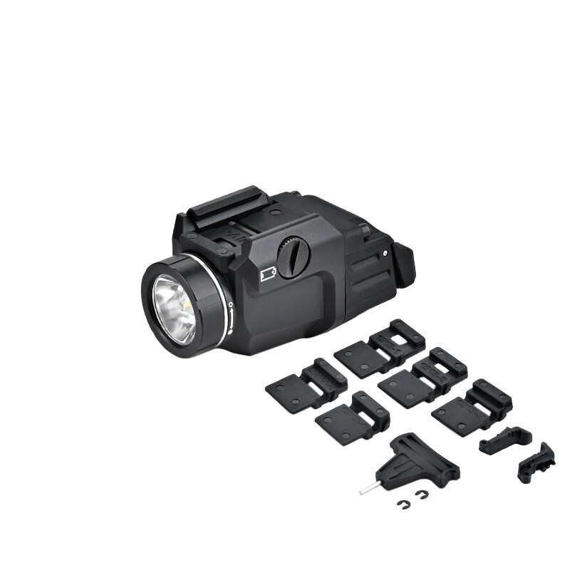Airsoft Metal Mini Hanging Flashlight 800lumens White Strobe Light Mount Base