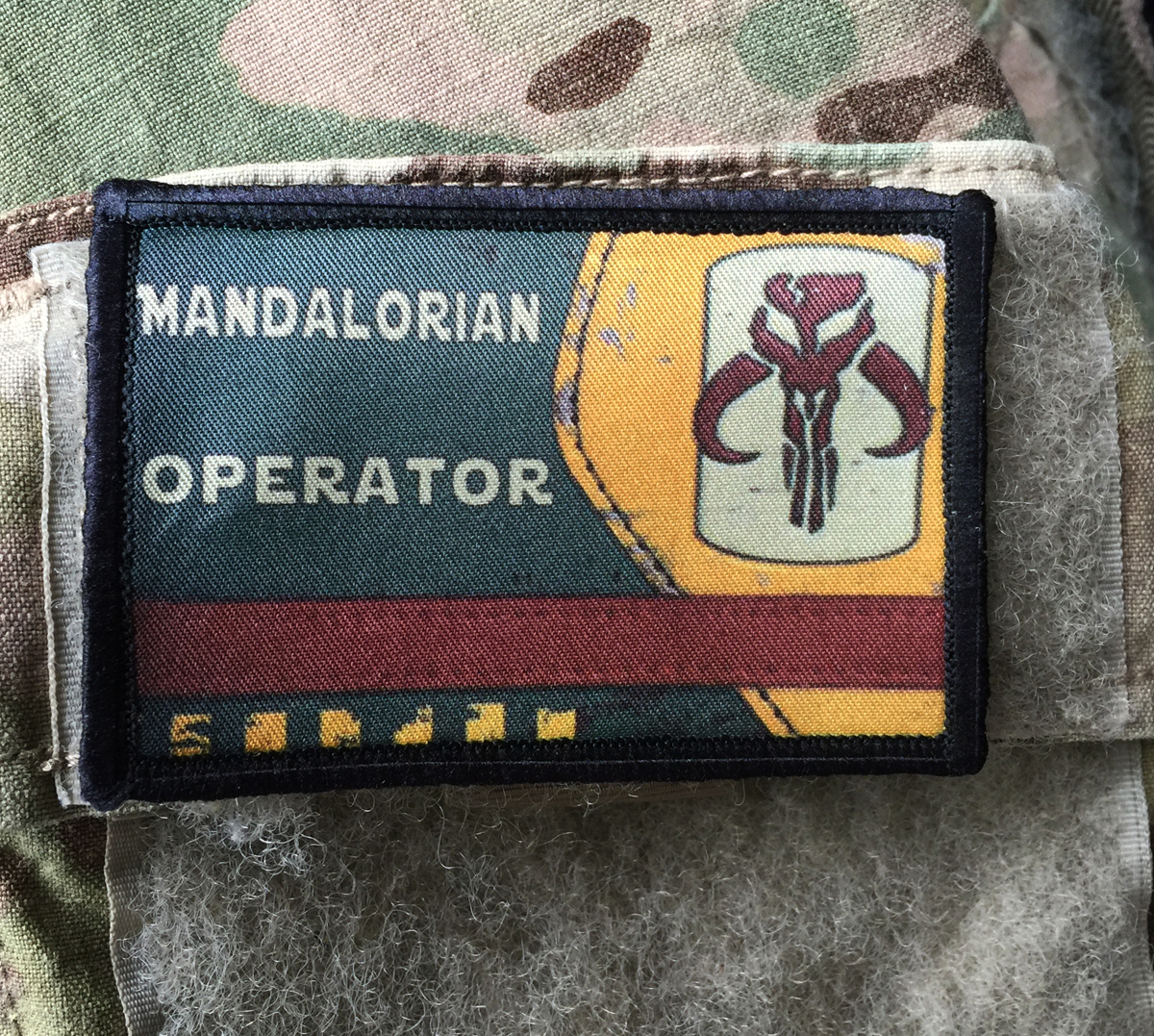 Oga's Cantina Ranco Coaster PATCH Hook and loop Morale Patch