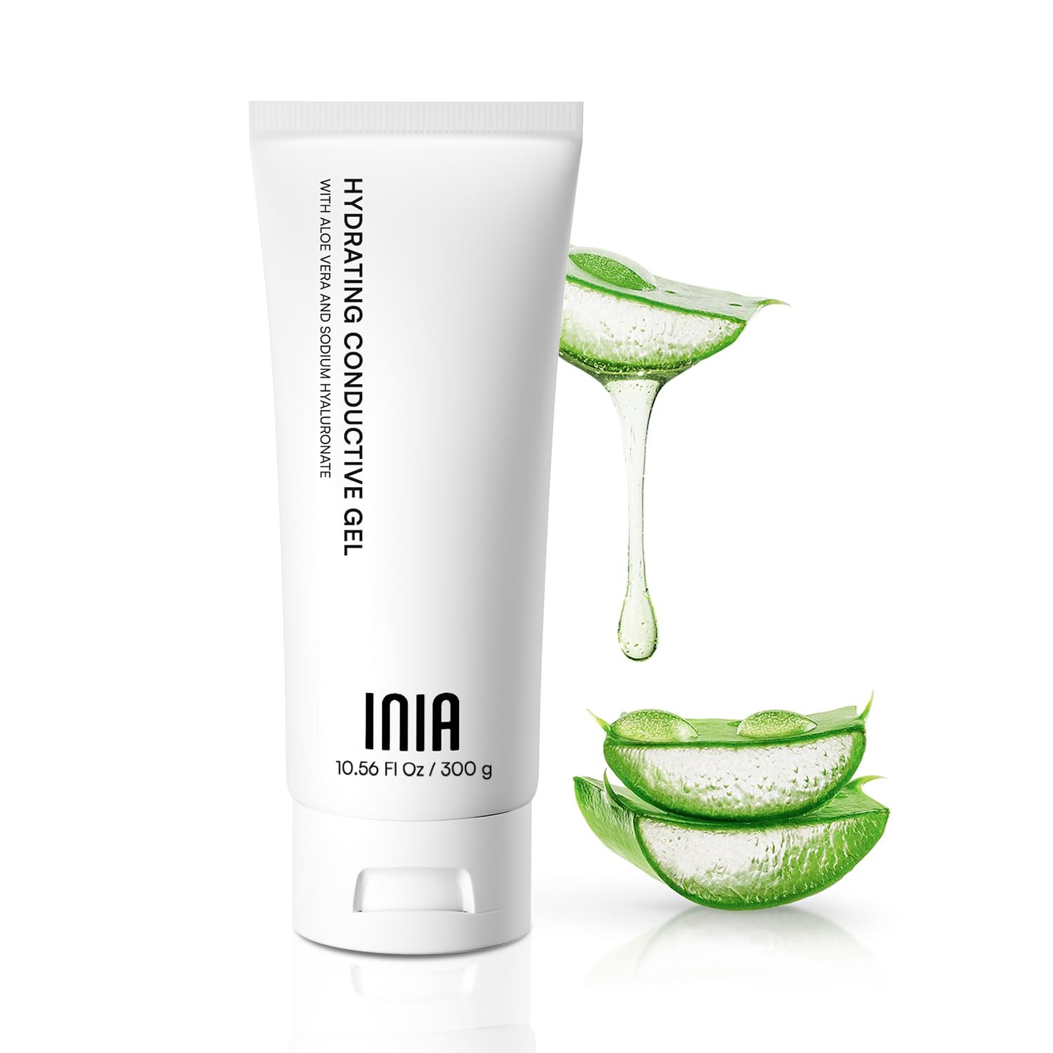 INIA Micro-current Conductive Gel for Facial and Body 10.56 Fl Oz (Pack of 1)