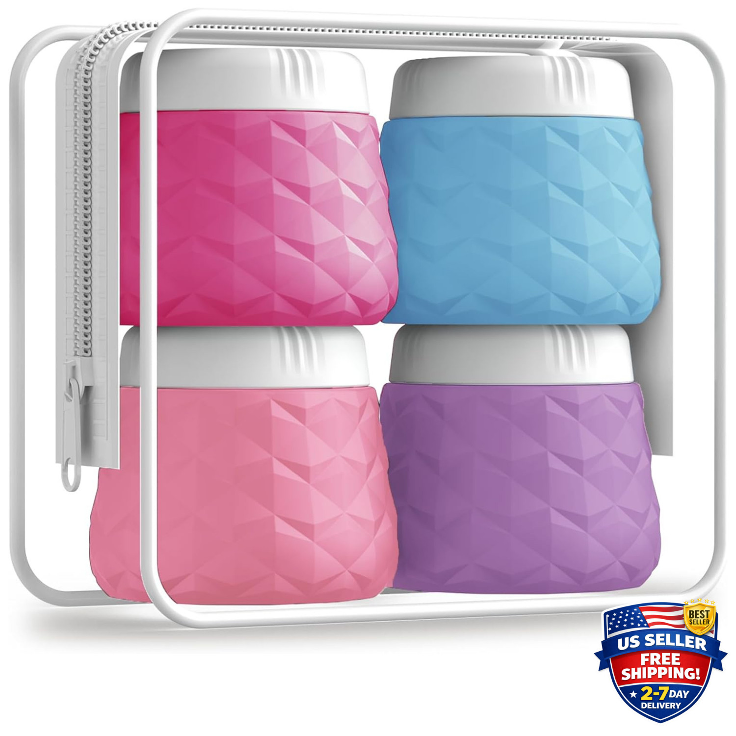 Travel Size Containers for Toiletries, TSA Approved Travel Size Toiletries Si...