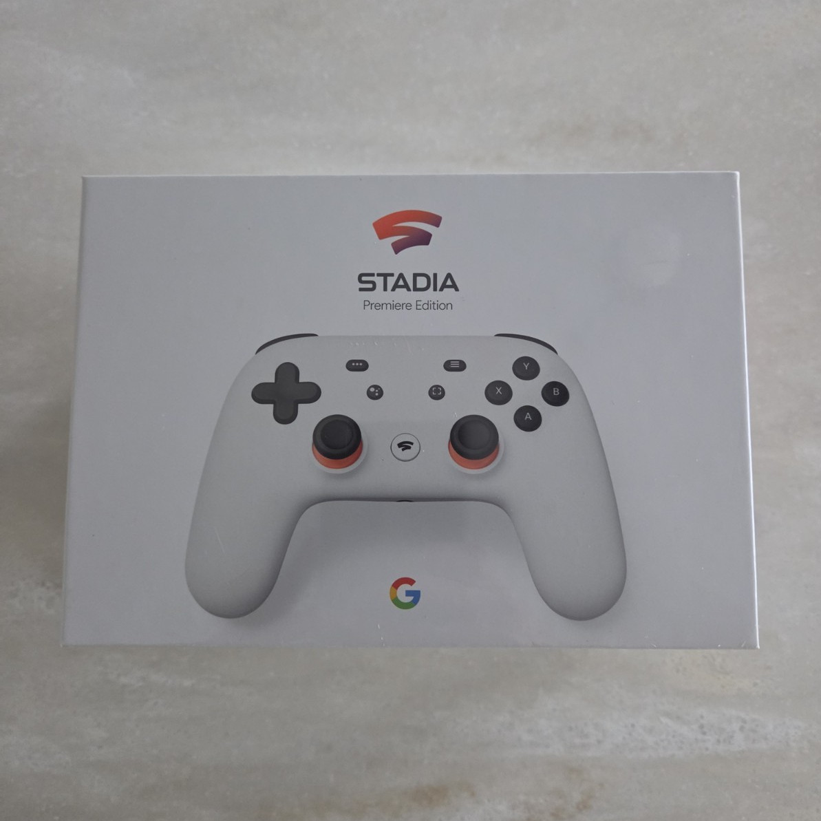 Google Stadia Premiere Edition Controller White Bluetooth USB-C 3.5mm Mic