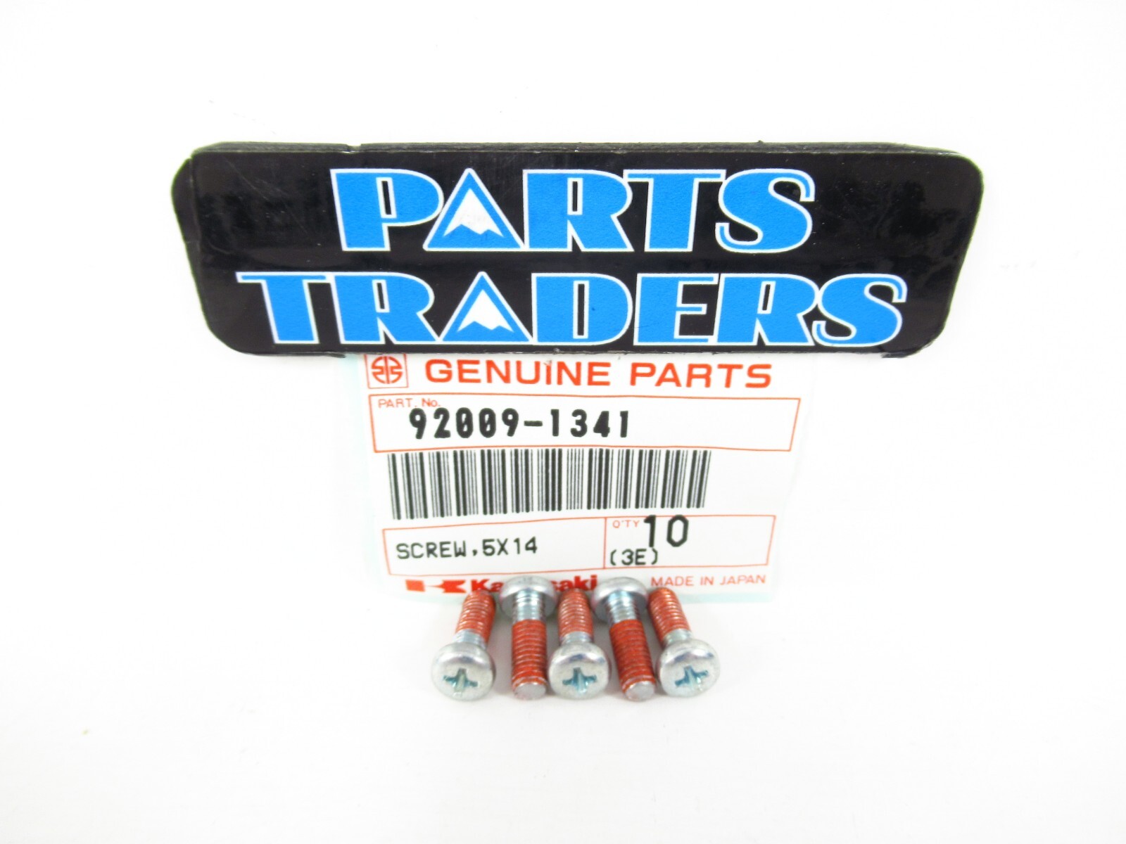 Genuine Kawasaki Screw 5X14 Set Of 5 KX125 KX250 KX500 Bayou 185/220/250/300/400