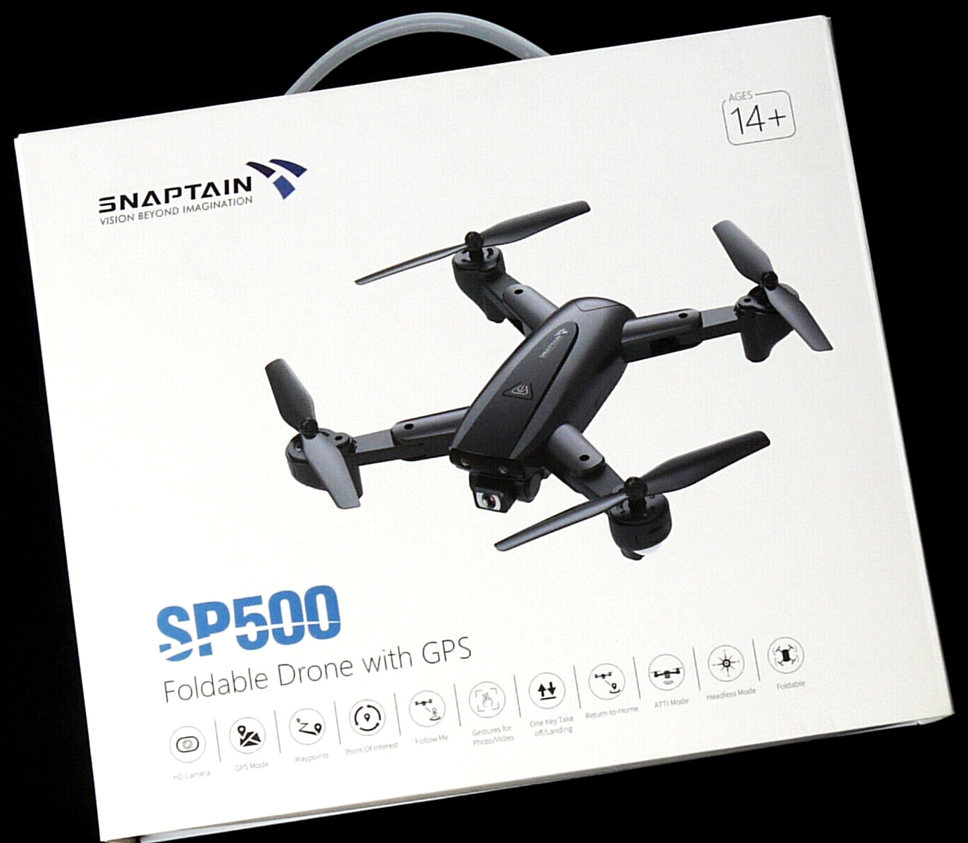 PRL) DRONE SP500 SNAPTAIN 4 AXIS FOLDABLE GPS DRONE HD CAMERA WI-FI 5G FOLLOW ME