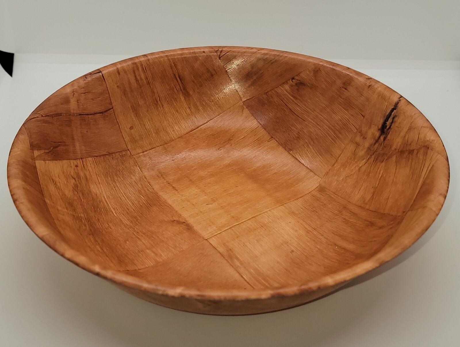 Winco WWB-8, 8-Inch Woven Wood Salad Bowl set of 24