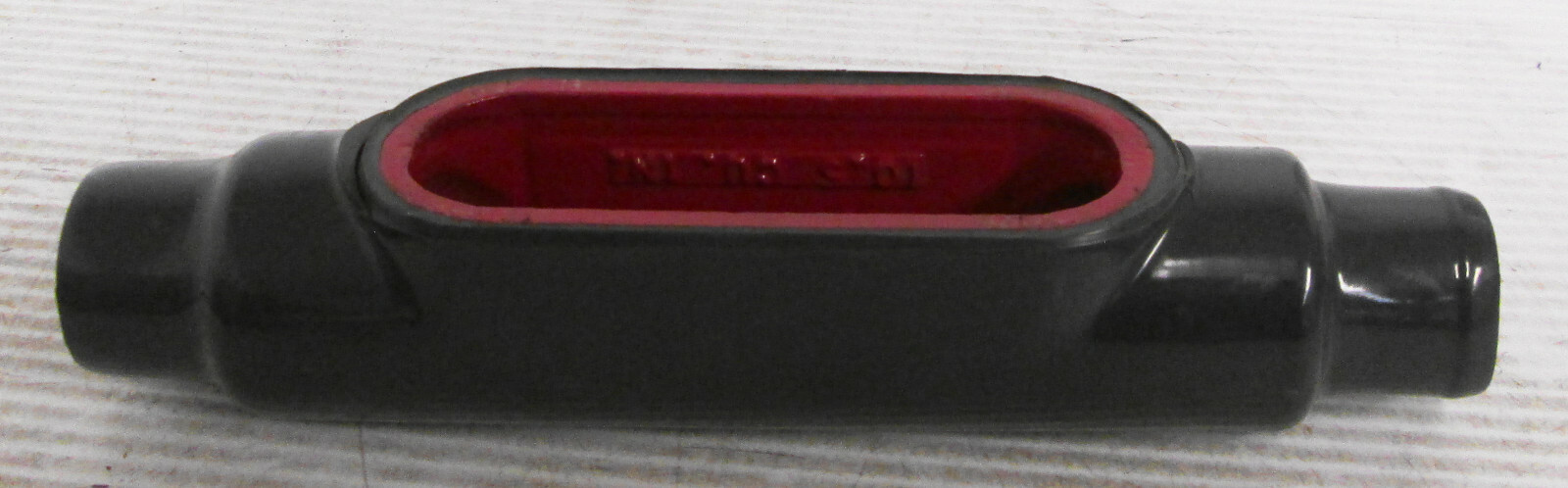 Plasti-Bond REDH2OT 53KB PVC Coated Straight Conduit Body 1" 10.5 CU. IN.