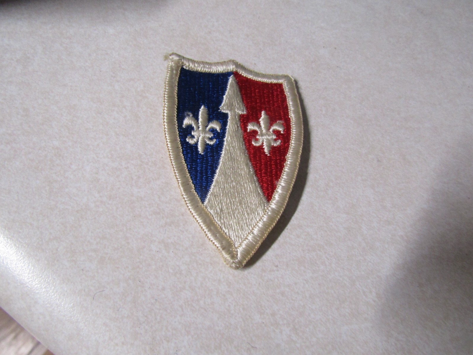 MILITARY PATCH US ARMY EUROPEAN THEATER SUPPORT COMMAND TASCOM COLORED OLDER