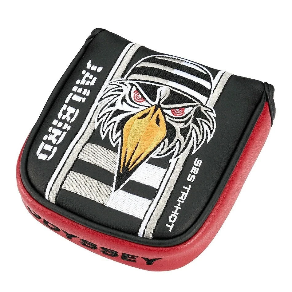 Odyssey Square 2 Square TRI-HOT JAILBIRD Putter Headcover OEM Original Black/Red
