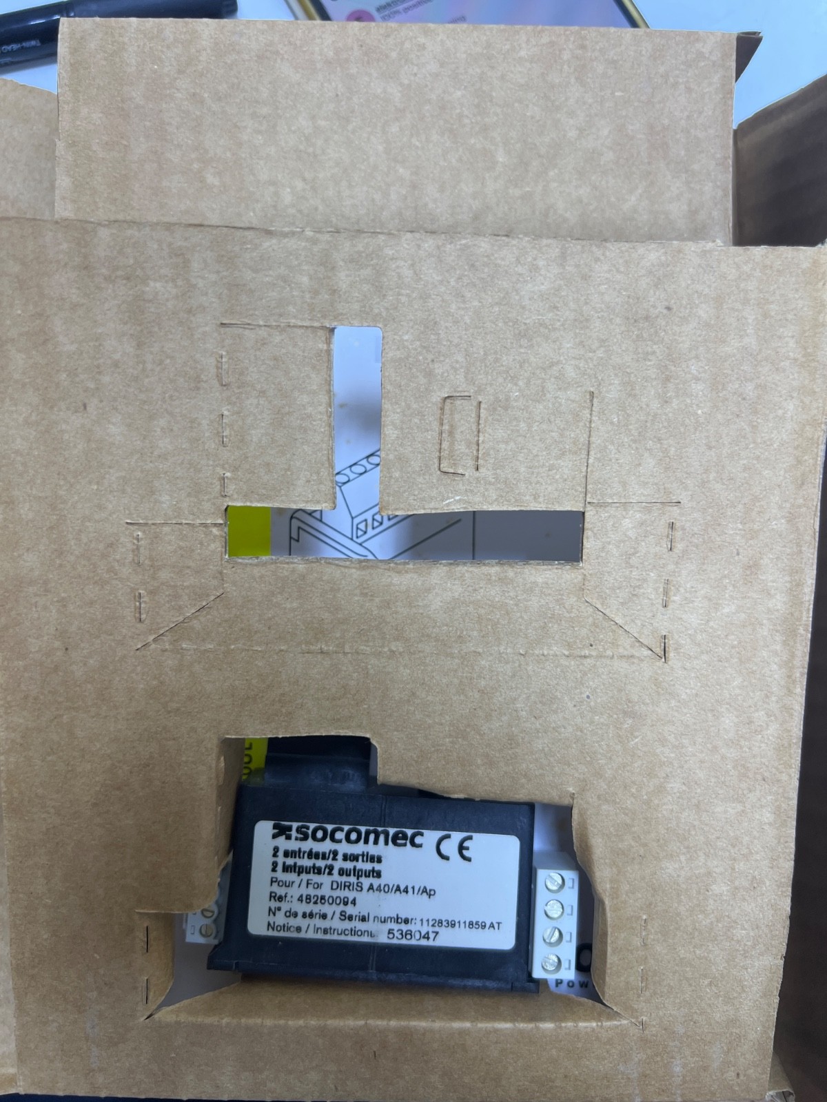 Socomec 4825-0094 Module 2IN/2OUT DIRIS A (48250094)