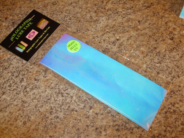 NEW!! GLOW UV Fishing Lure Tape Matte 2" x 6" 10 Pack Free Lure Tapes Included!