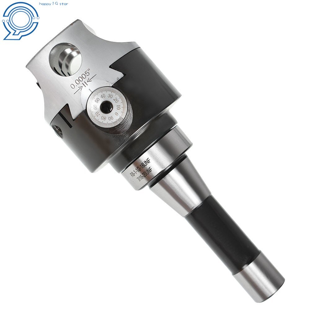 3 Inch Precision Boring Head W/ R8 Shank 12 Pcs 3/4" Carbide Boring Bars Set