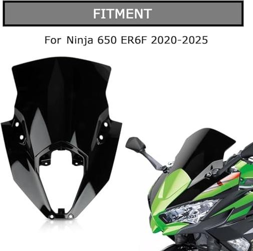 Windshield for Ninja 650 ER6F 2020-2025 - Windscreen Wind Deflector Protector