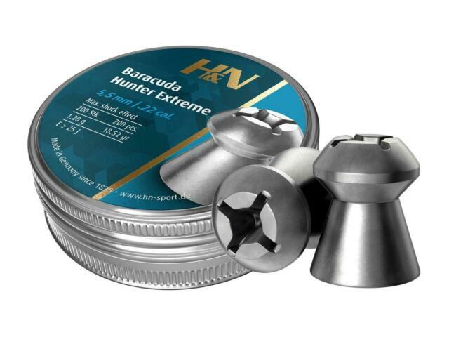 H&N Sport Baracuda Hunter Extreme .22 cal X-Hollow Point Pellets - 200 Count