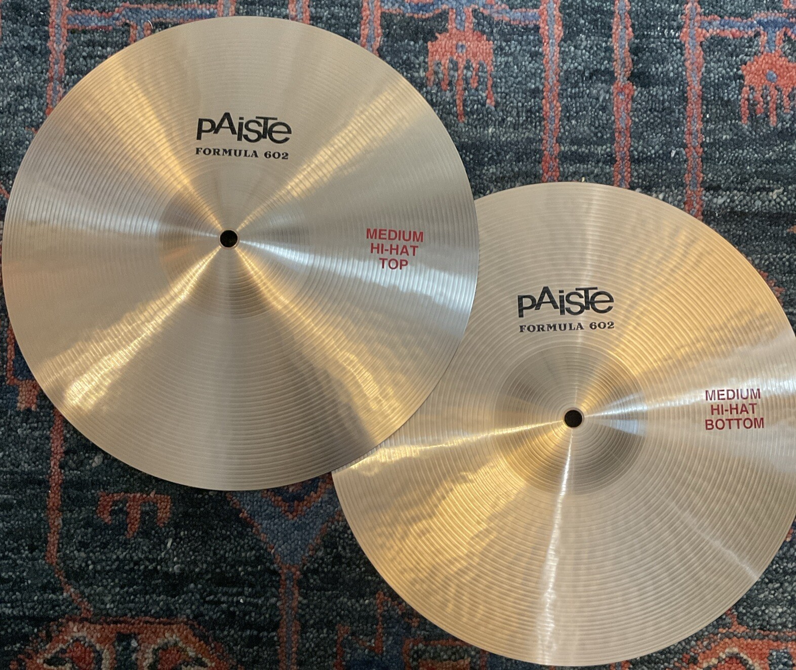 Paiste Formula 602 14" Medium Hi-Hat Cymbals, Pair