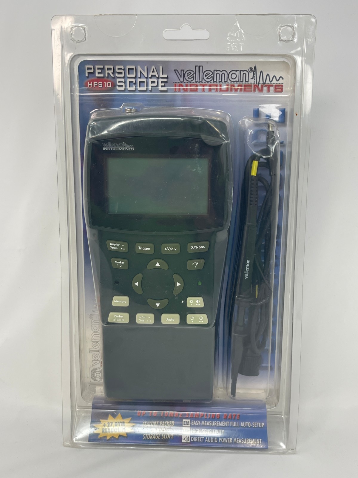 Velleman HPS10 Personal Scope Handheld Oscilloscope – Tested & Working