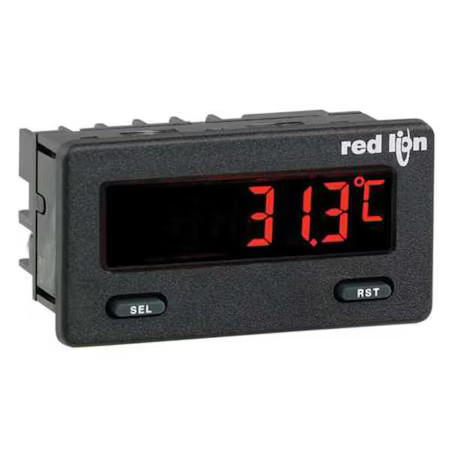 Red Lion Controls Cub5tcb0 Digital Panel Meters, Red/Green Lcd
