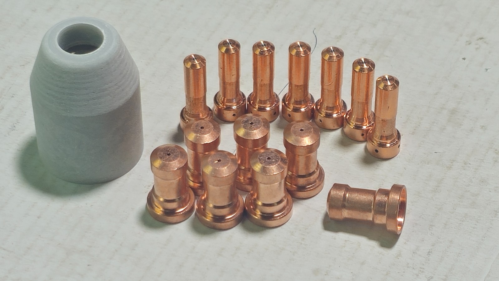15pc 33368 Nozzles + Electrodes + 21616 Retaining Cap - ESAB PT-27 Plasma Cutter
