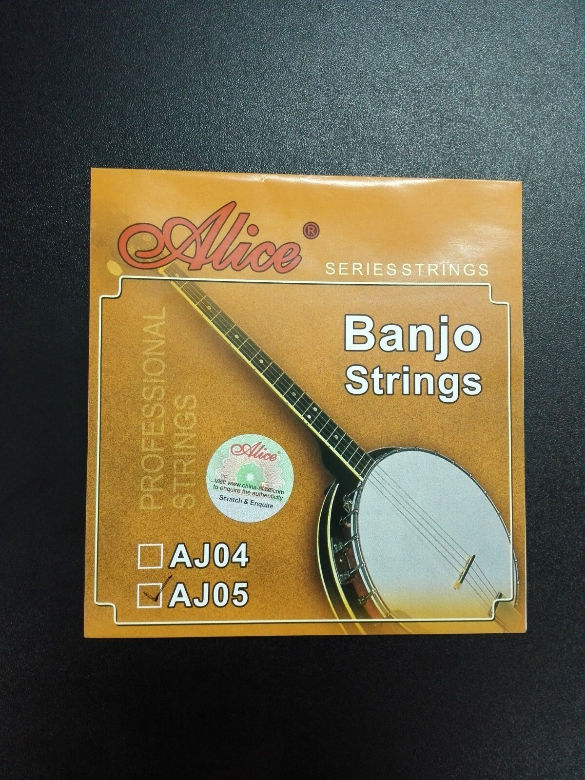 Alice AJ05 Banjo String Set, Steel, Alloy Winding, D-B-G-C-G, 5-String Full Set
