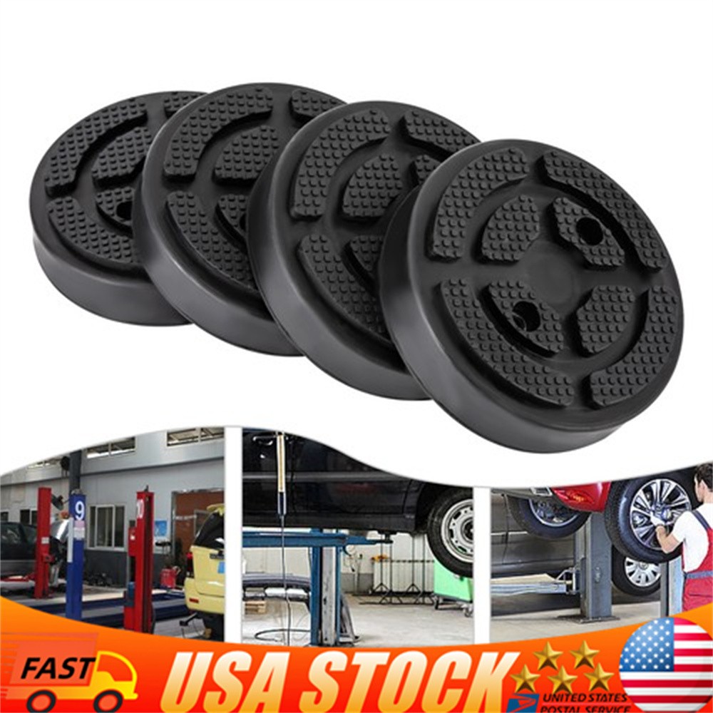 Universal Set of 4 Round Heavy Duty Car Truck Post Lift Arm Pads for Auto Repair