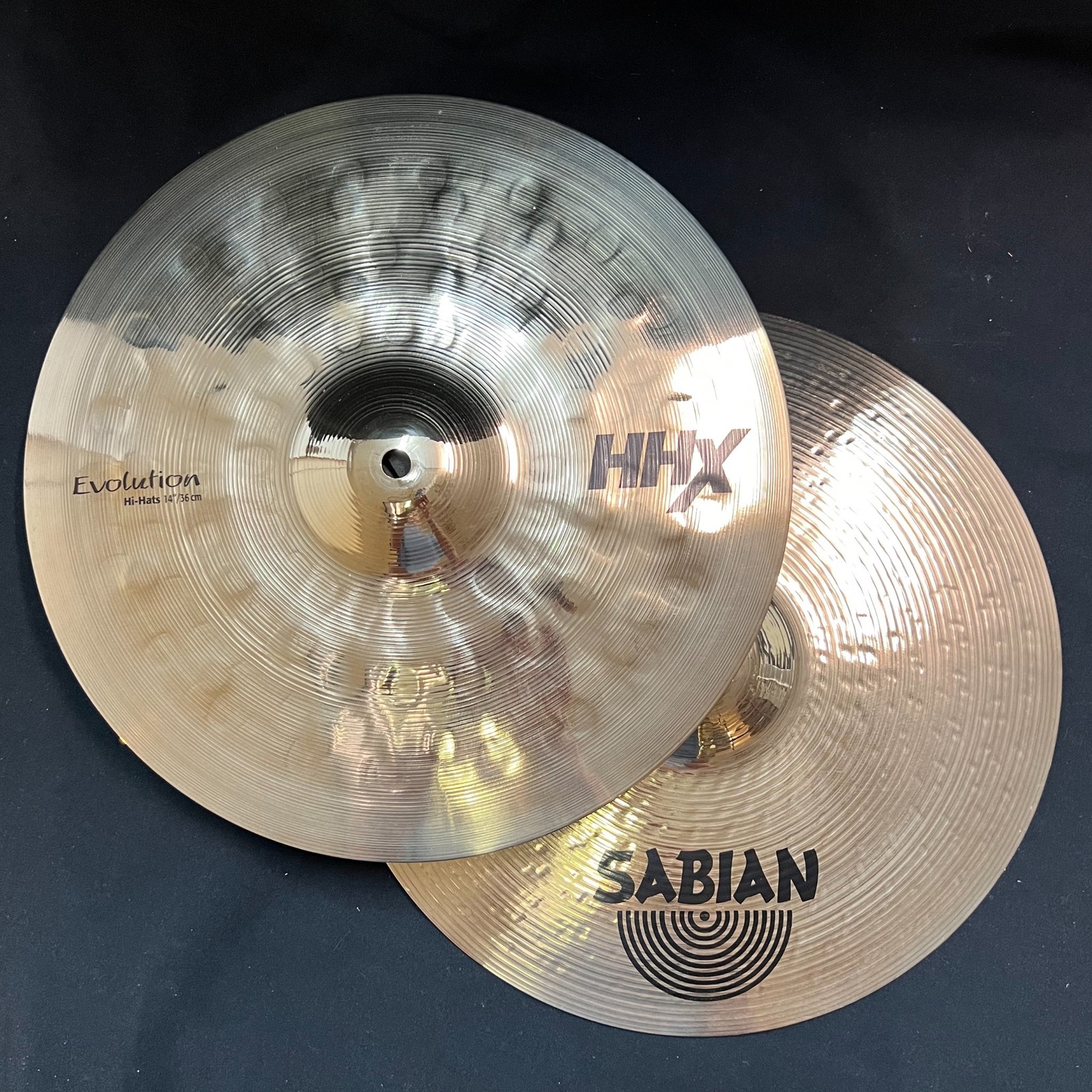 Sabian HHX 14-inch Evolution Hi-Hats, Old Logo, 1036gm/1696gm